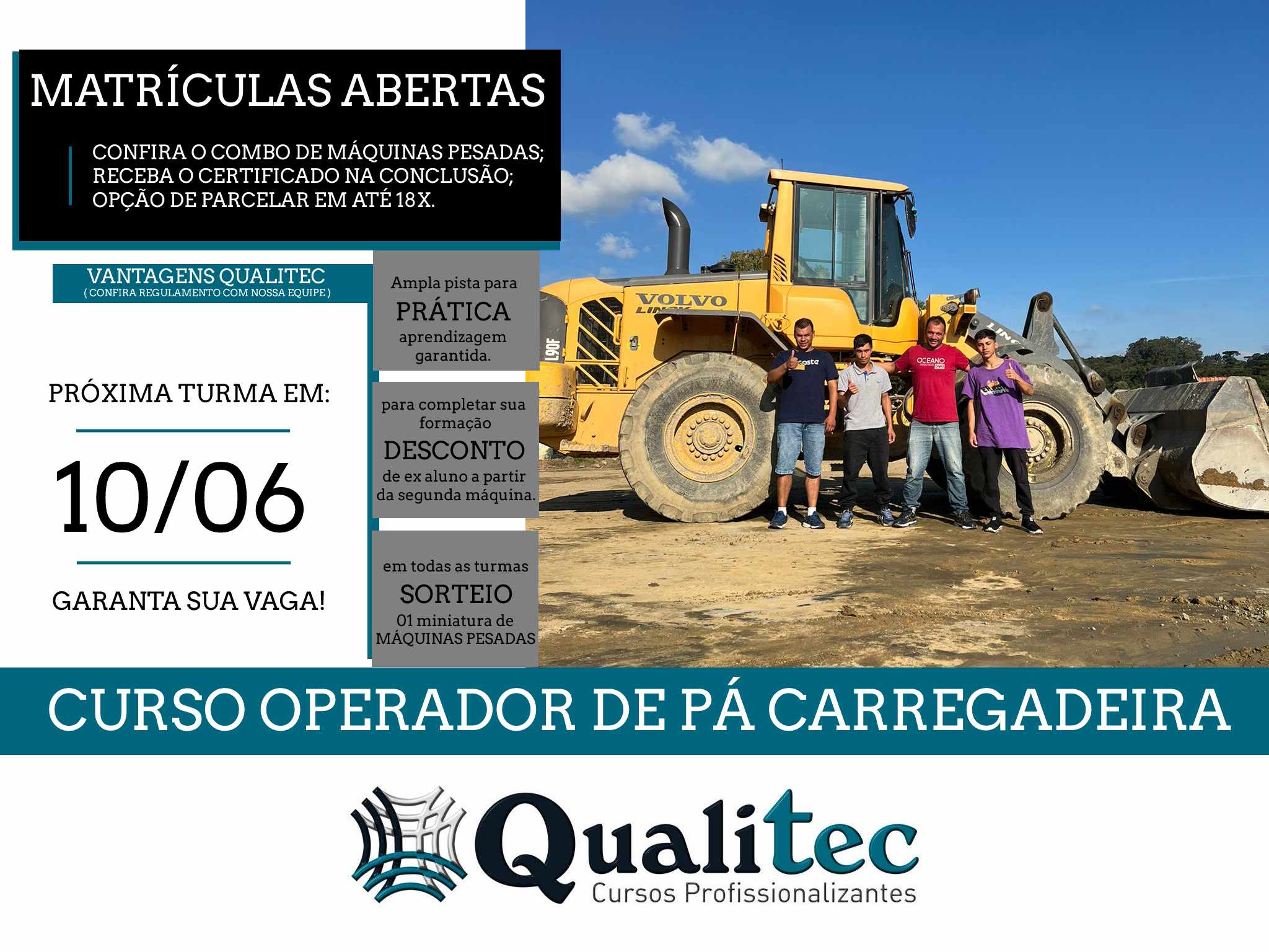 Qualitec Cursos Profissionalizantes - Curso Operador de Máquinas ...